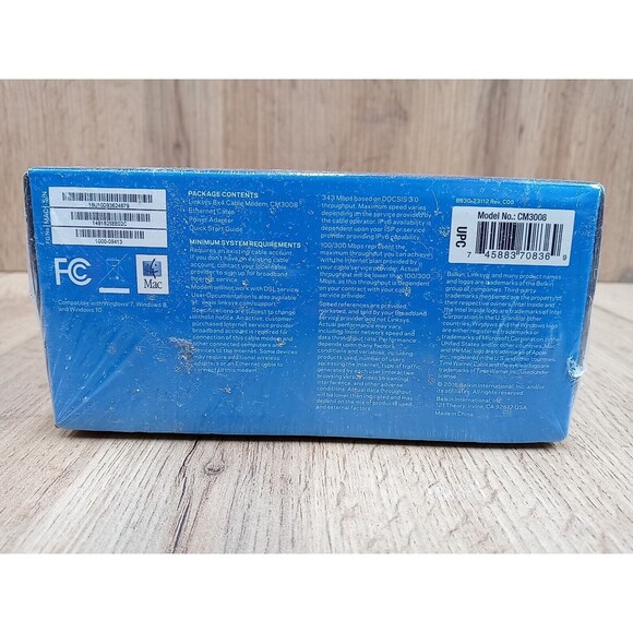 Linksys DOCSIS 3.0 CM3008 Cable Modem  New/Sealed - Picture 6 of 9